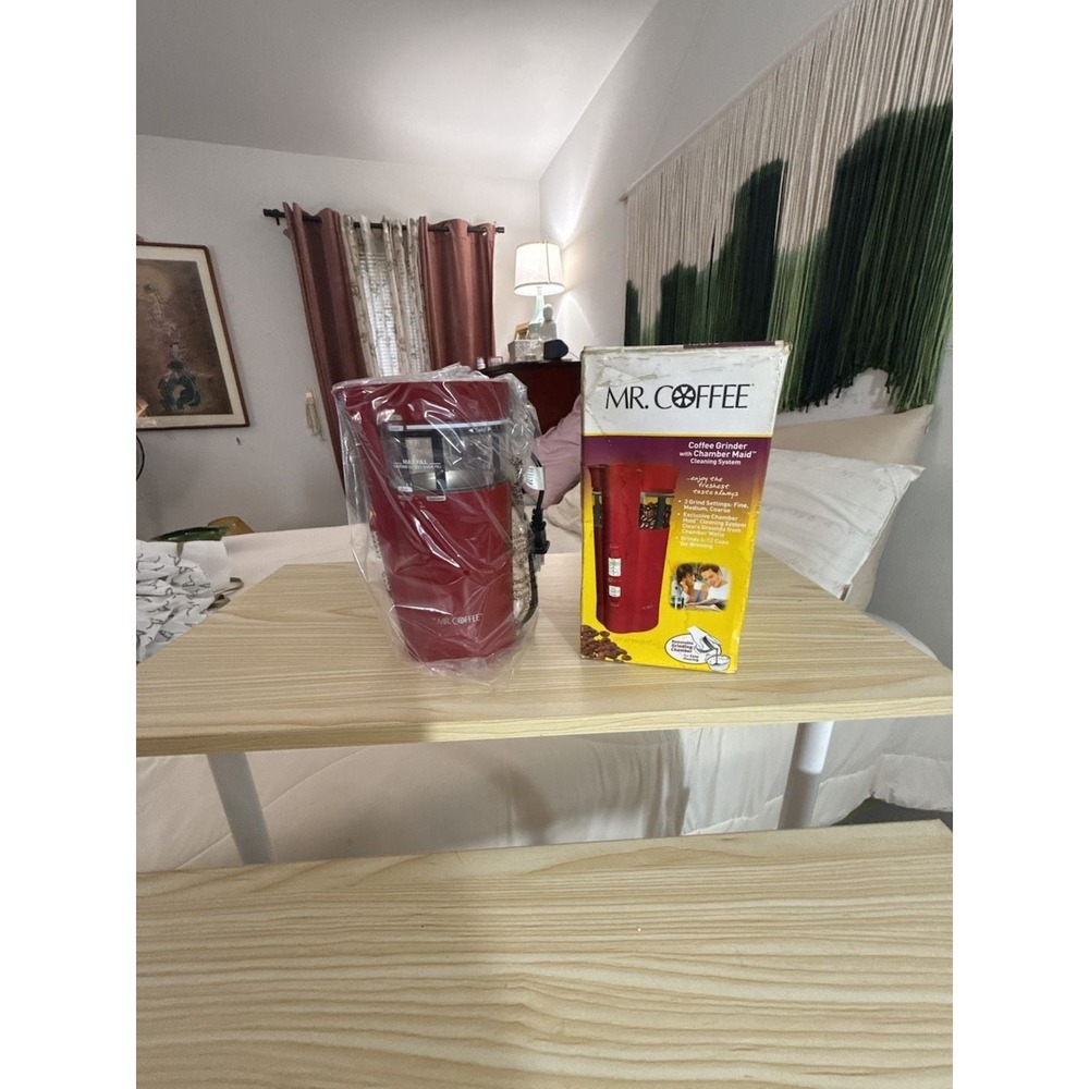 Mr. Coffee Coffee Grinder with Chamber Maid Cleaning System